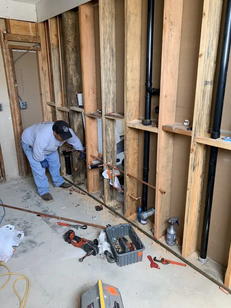 Commercial rough-in plumbing for Gas Line Repair in Westgate